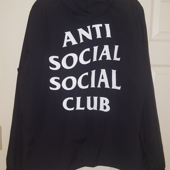 *SOLD* Anti Social Social Club Mak Black Anorak - Picture 5 of 6